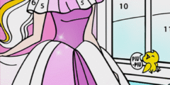 Princess Coloring By Number